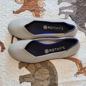 Rothy's 'The Flat' Size 10 Light Gray Flats